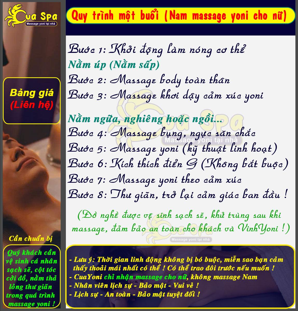 Quy trình bảo mật toàn diện từ khâu đặt lịch đến khi kết thúc liệu trình massage yoni