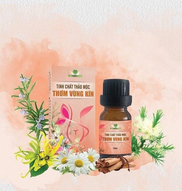 Bộ tinh dầu hữu cơ cao cấp dùng trong trị liệu vùng kín, được chiết xuất từ các loại thảo mộc tự nhiên an toàn cho phụ nữ