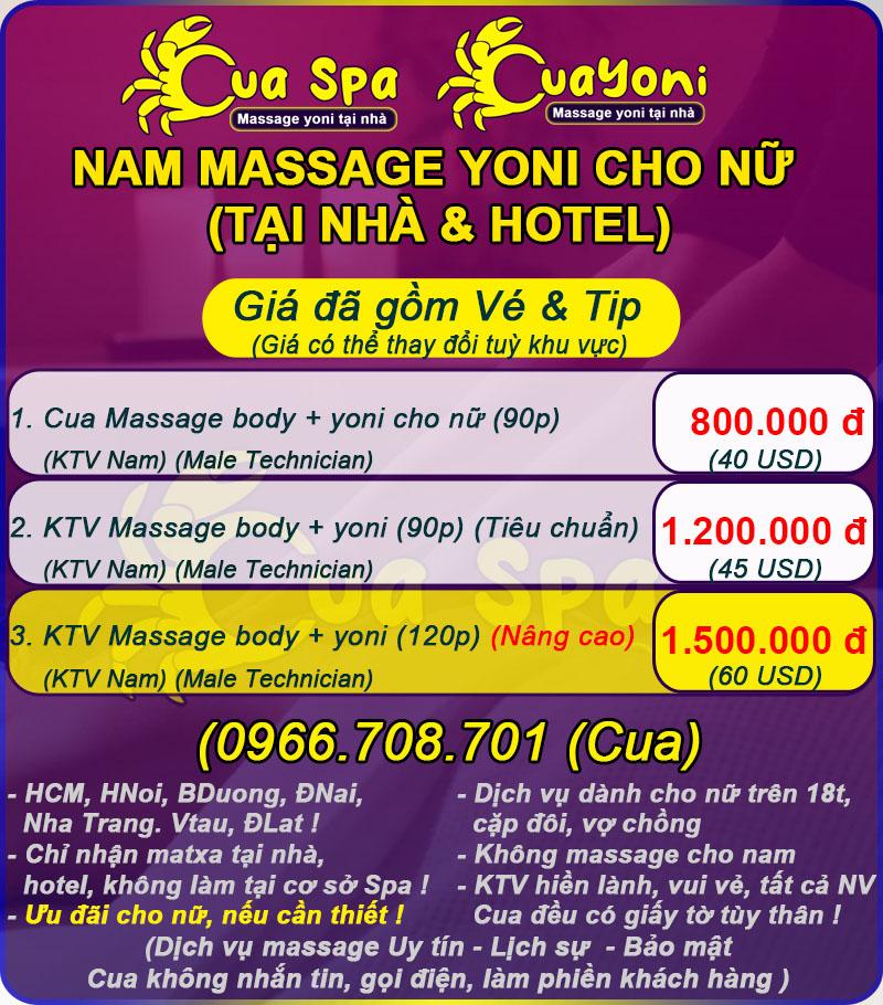 Đặt lịch massage yoni chuyên nghiệp và kín đáo nhất Hà Nội