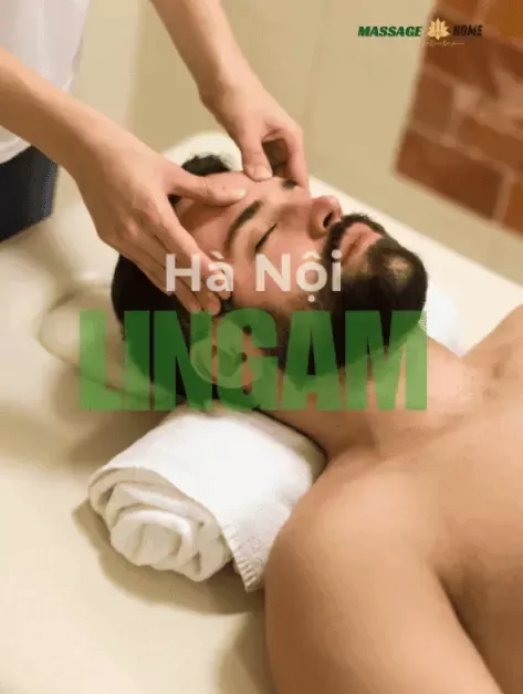 Quý ông thư giãn trong buổi trị liệu Lingam massage chuyên nghiệp tại Hà Nội